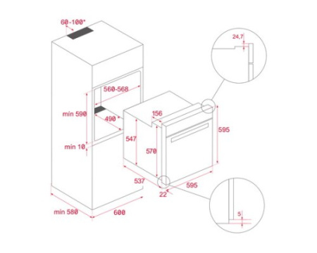 Духовой шкаф Teka AIRFRY NEO HSB 6466 SS