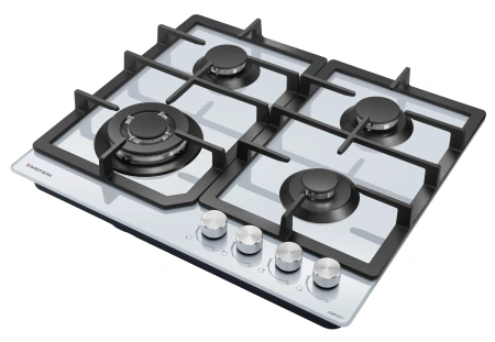 Газовая варочная панель Meferi MGH604WH GLASS COMFORT