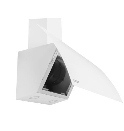 Наклонная кухонная вытяжка LEX PLAZA GS 600 WHITE