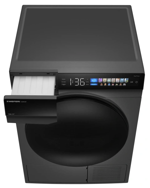 Сушильная машина с инвертором и тепловым насосом Meferi MDR1016GR HP COMFORT