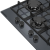 Газовая варочная панель MEFERI MGH604GR GLASS ULTRA