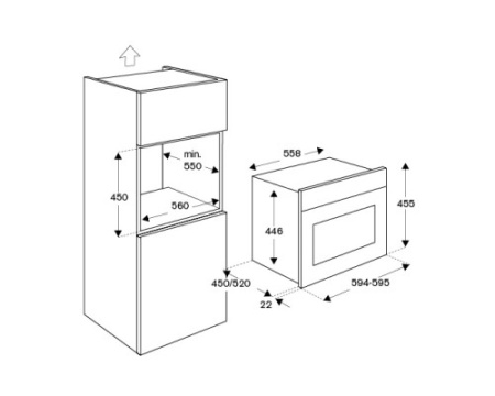 Духовой шкаф с паром Bertazzoni F457HERVTAC
