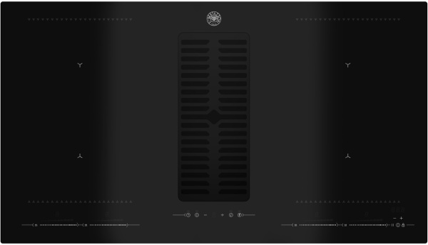 Индукционная варочная панель Bertazzoni со встроенной вытяжкой P904ICHNE