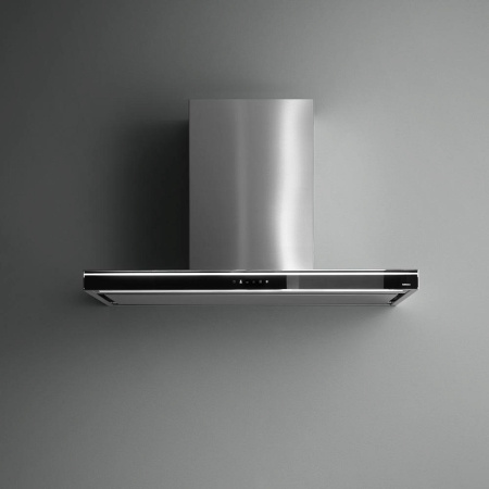Вытяжка Falmec Silence LUMINA NRS 90 inox vetro nero (800)