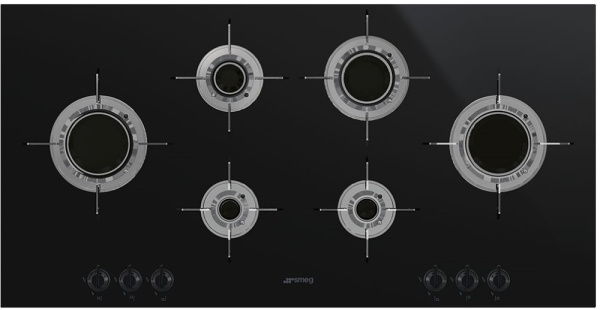 Газовая варочная панель Smeg PVL6106CN