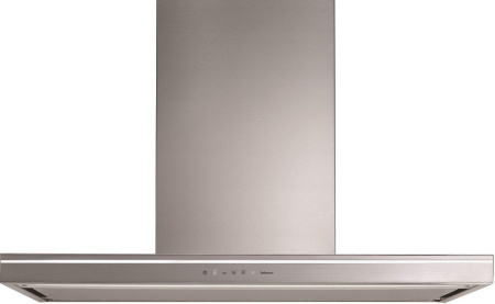 Вытяжка Falmec Silence LUMINA NRS isola 90 inox vetro bianco (800)