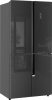 Холодильник Weissgauff WCD 450 Inox Glass NoFrost Inverter