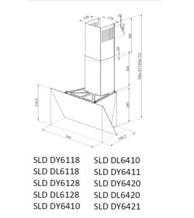 Вытяжка Schaub Lorenz SLD DY6128