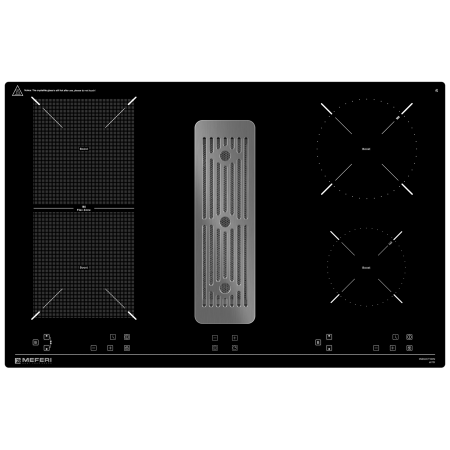 Варочная панель индукционная с вытяжкой Meferi XSMART35IX ULTRA