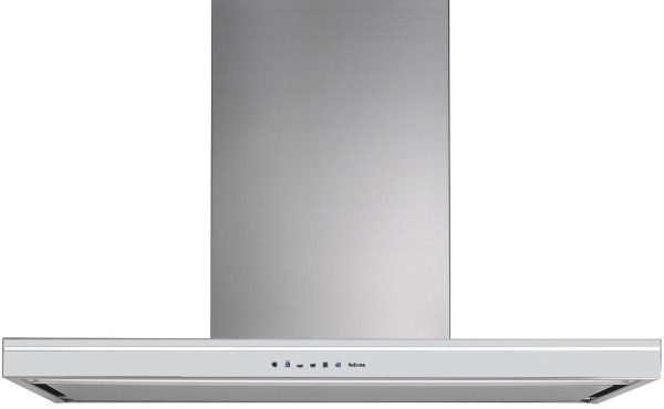 Вытяжка Falmec Silence LUMINA NRS 90 inox vetro bianco (800)