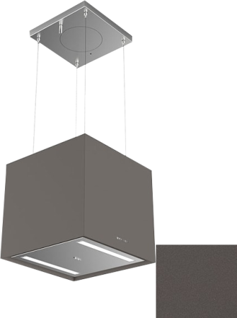 Островная вытяжка Faber SOFT CUBE GRIGIO LONDRA F40