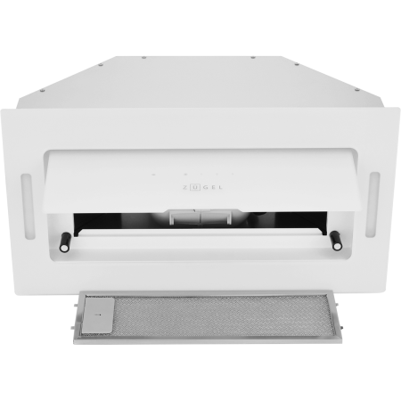 Вытяжка ZUGEL ZHI524GW, белое стекло