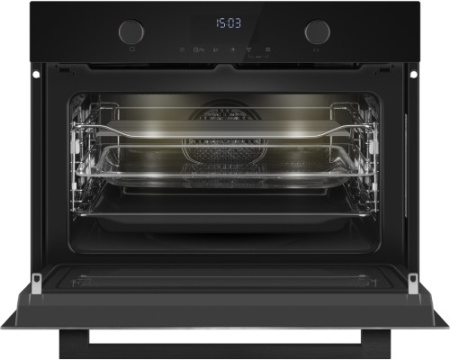 Духовой шкаф с СВЧ Weissgauff OE 4551 DB Black Edition