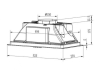 Вытяжка Evelux Margit 60 W