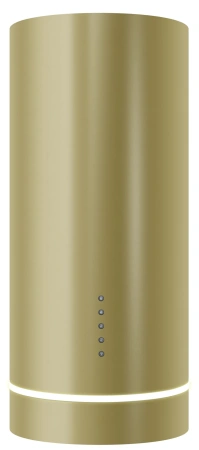 Вытяжка цилиндрическая пристенная Meferi TUBE35GOLD COMFORT горчично-золотой