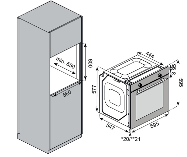 Духовой шкаф Kuppersberg HF 610 B