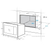 Встраиваемая микроволновая печь Midea MI10250GW