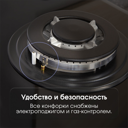 Газовая варочная панель Zigmund & Shtain M 28.6 B
