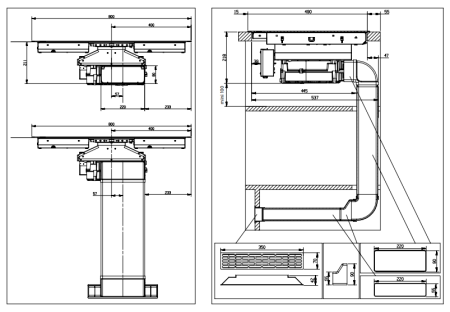 Варочная панель с вытяжкой De Dietrich DPH4840BT