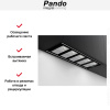 Вытяжка Pando GTI/810 NEGRO V.1050 ECO SEC PLUS