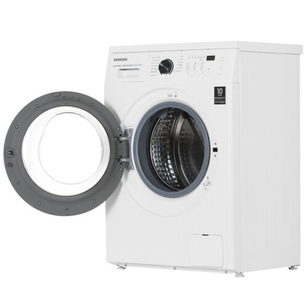 Стиральная машина Samsung WW65A4S21CE/LP, белый корпус/черный люк