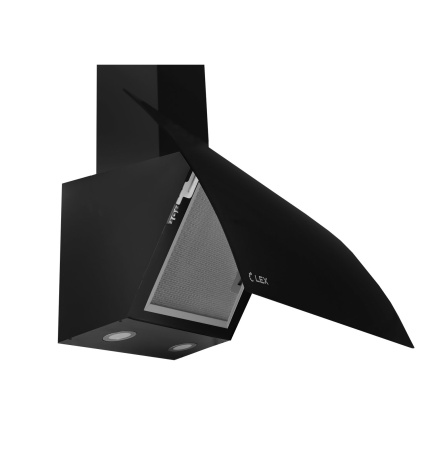 Наклонная кухонная вытяжка LEX PLAZA GS 600 BLACK