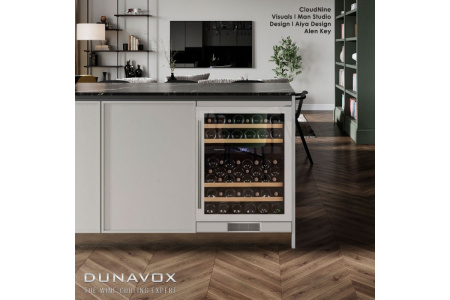 Винный шкаф Dunavox DX-53.130DWK/DP