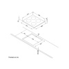 Стеклокерамическая варочная панель Korting HK 62051 BW