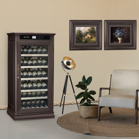 Винный шкаф Meyvel MV69-WD1-C (Dark Chocolate)