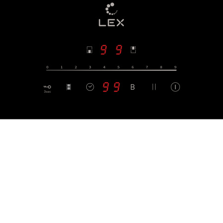Варочная панель индукционная LEX EVI 321A BL