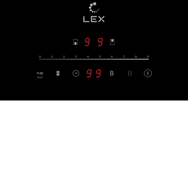 Варочная панель индукционная LEX EVI 321A BL