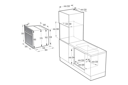 Духовой шкаф Gorenje BFS6148B