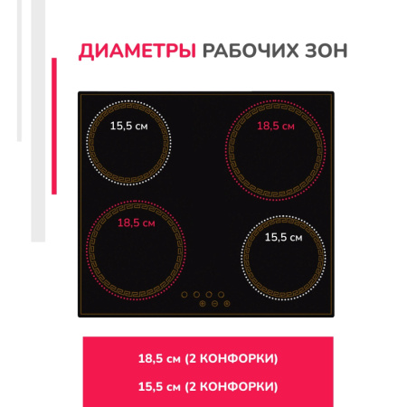 Электрическая варочная панель Simfer H60D14L011