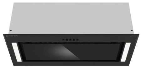 Полновстраиваемая вытяжка Meferi INBOX60BK GLASS POWER