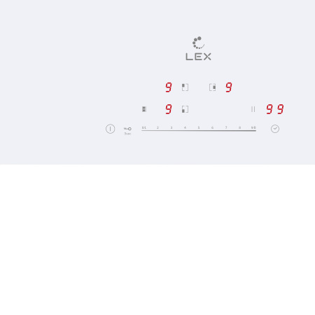 Варочная панель индукционная Lex EVI 431A WH