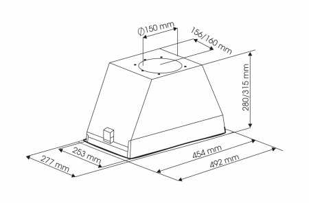 Вытяжка кухонная EXITEQ EX-3015
