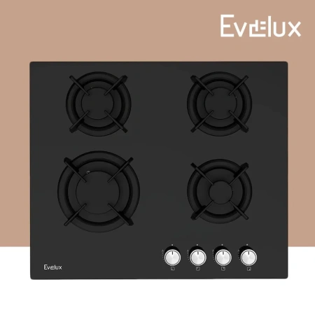 Варочная панель газовая Evelux HEG 605 BG