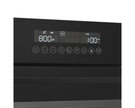 Электрический духовой шкаф Meferi MEO608BK MICROWAVE