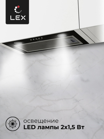 кухонная вытяжка LEX GS BLOC P 600 Black
