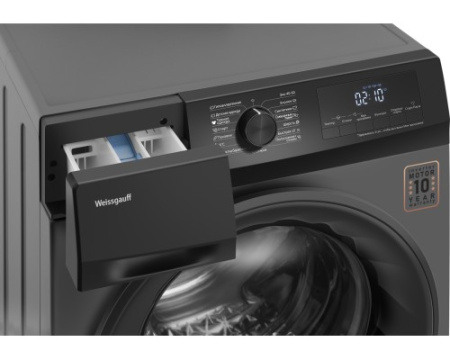 Стиральная машина Weissgauff WM 4947 DC Inverter Steam Grey