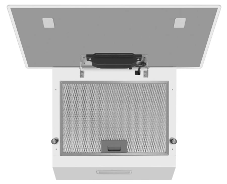 Вытяжка наклонная пристенная Meferi AIRBOX60WH LIGHT