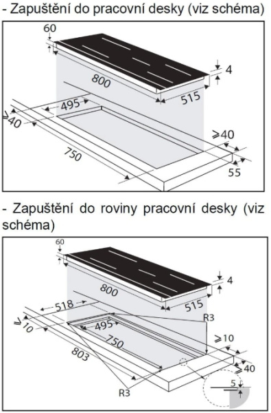 Варочная панель с вытяжкой De Dietrich DPH4840B
