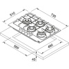 Варочная панель Franke FHMA 755 4G DCL XS C