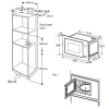 Микроволновая печь встраиваемая Meferi MMO6028WH COMFORT PLUS