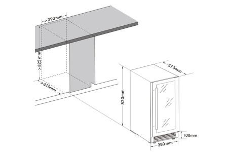 Винный шкаф Cellar Private CP032-1T