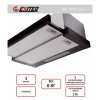 Вытяжка кухонная EXITEQ EX-1076 black glass