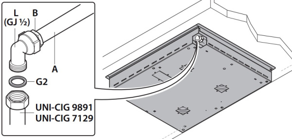 Газовая варочная панель Barazza 1PLB5