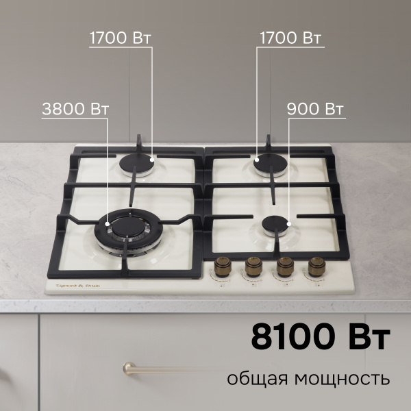 Газовая варочная панель Zigmund & Shtain G 16.6 X