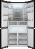 Холодильник Weissgauff WCD 510 Built-in Inverter NoFrost Black Glass