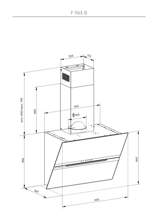 Вытяжка Kuppersberg F 963 B